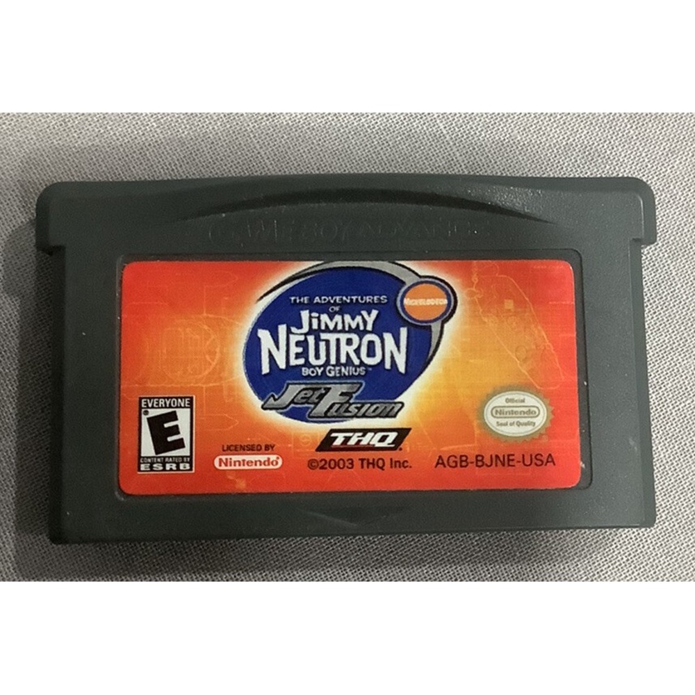 Jimmy Neutron Jet Fusion Nintendo Gameboy Advance Cartridge Only
